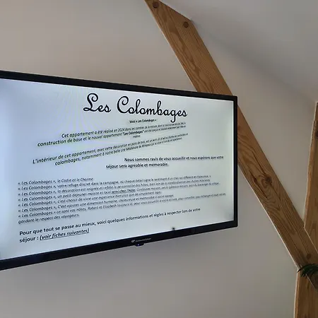 - - - - -les Colombages - - - - D'hotes-gite- Classement 3 Etoiles Apartament *