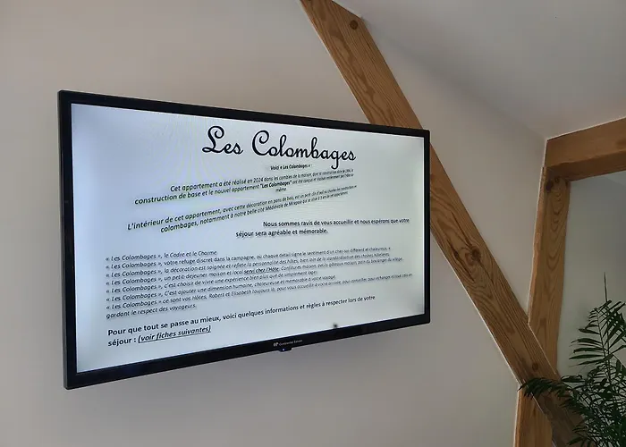 - - - - -les Colombages - - - - D'hôtes-gîte- Classement 3 étoiles Apartamento *